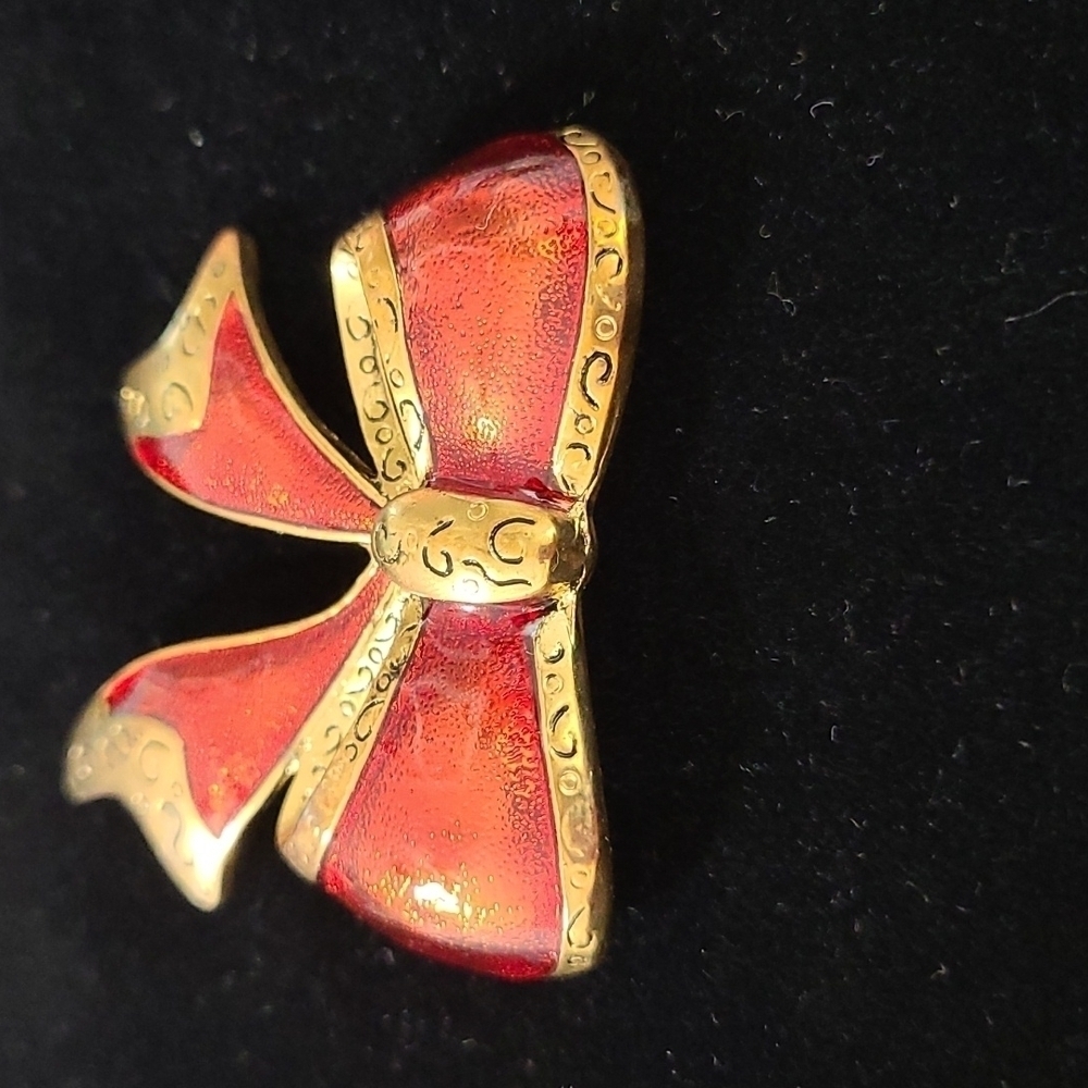 Vintage Bow Brooch - Picture 3 of 10